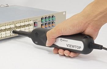 Image of Optical Connector Cleaner Integrated Scope VIEWTOP