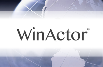 Image of WinActor®, NTT's RPA Tool.